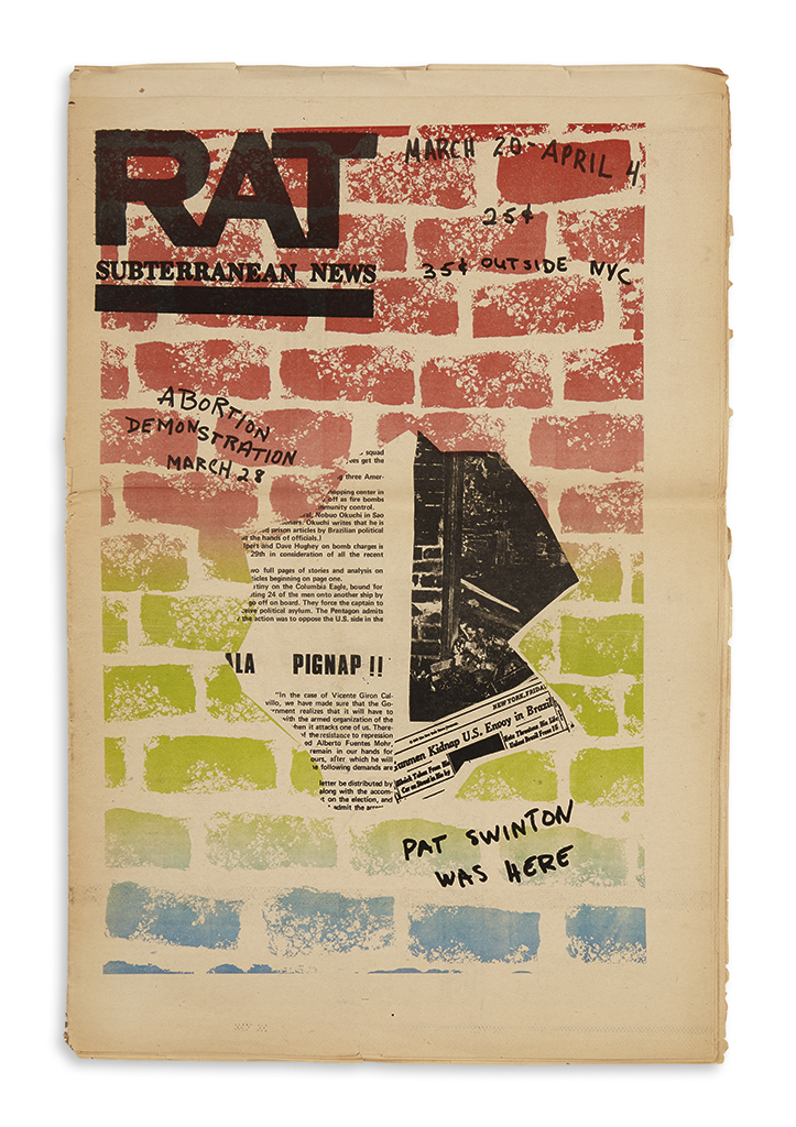 (RADICALISM.) Group of radical newspapers from the underground press.